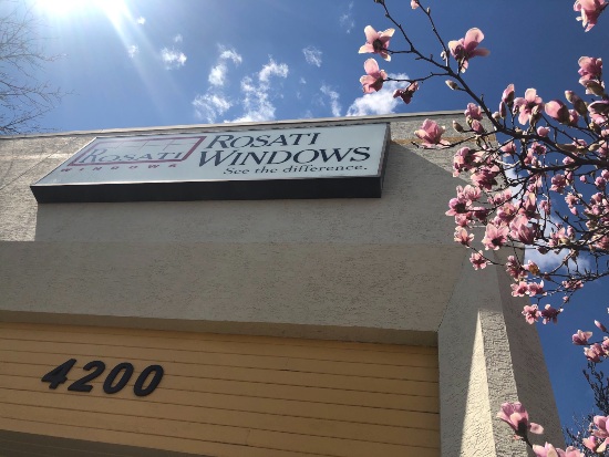 Close-up view of the office of Rosati Windows in Columbus, OH